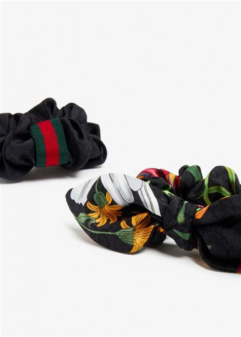 gucci print scrunchie